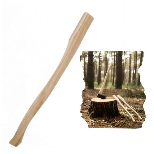 Image of Replacement Axe Handle 36 Inch – Heavy Duty Beech Wood Shaft for Felling Axe, Splitting Maul & Forestry Tools – Long Wooden Tree Cutting Handle
