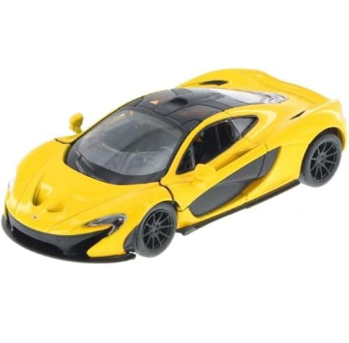 Image of McLaren P1, Yellow - Kinsmart 5393D - 1/36 Scale Diecast Model Toy Car by Kinsmart