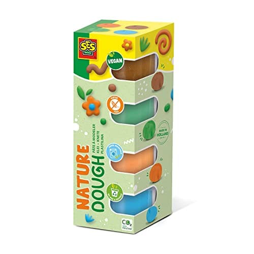 Image of SES Creative Feel good dough - Nature (4x90gr), Medium