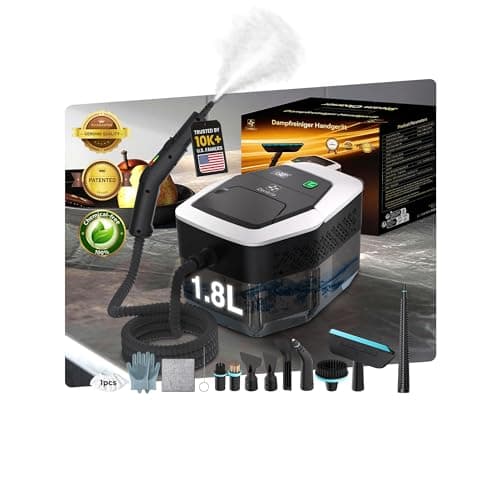 Image of 16-IN-1 New Upgrade Handheld Steam Cleaner【#1 German CTL: 50% Effizienter – Akkufreier Stufengriff】【UK Tested: 99.99% Germ Kill – #1 German SPJ】Handheld Steam Cleaners for Home,Floor,Sofa,Car&Windows
