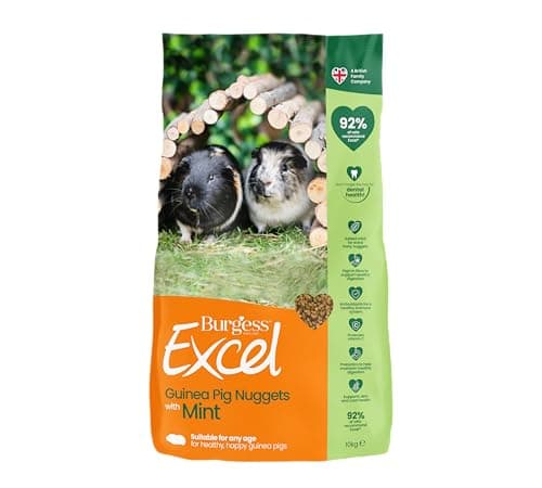 Image of Burgess Excel Guinea Pig Nuggets with Mint, 10kg