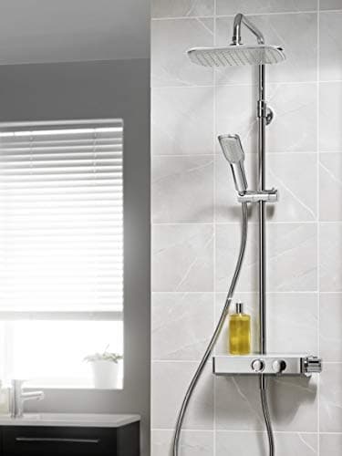 Image of Triton Showers SWPBDIVCHR Push Button Mixer-Chrome