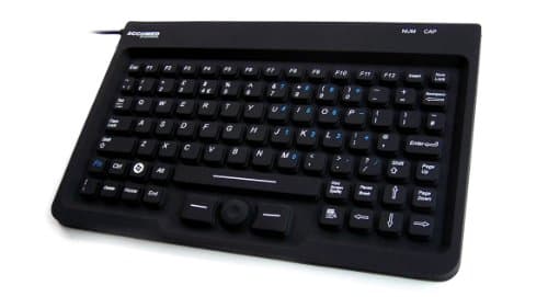 Image of AccuMed Mini - USB Mini Sealed IP67 Antibacterial Medical/Clinical Keyboard with Mousepad