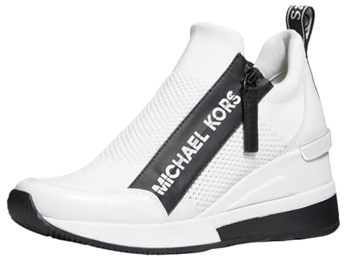 Image of Michael Kors Willis Wedge Trainer Optic White 10 M