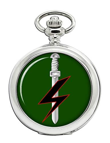 Image of Giftshop UK Special Forces Support Group, British Army Full Hunter Pocket Watch