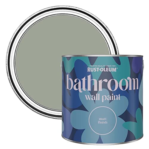 Image of Rust-Oleum Green Water-Resistant Bathroom Wall & Ceiling Paint - Tea leaf 2.5L