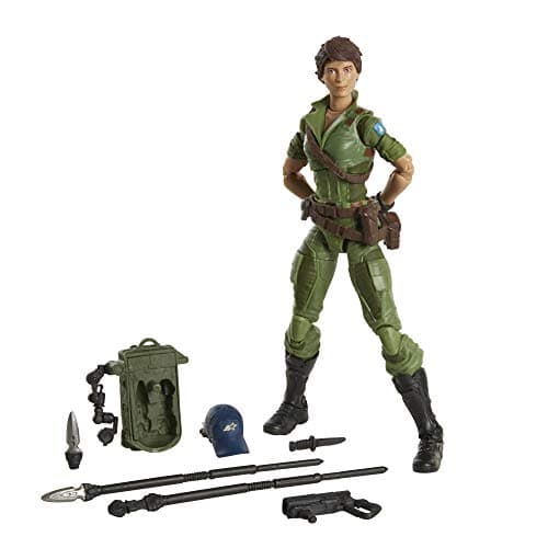 Image of Hasbro G.I. Joe Classified Series Lady Jaye Action Figure 25 Collectible Premium Toy with Multiple Accessories 6-Inch Scale with Custom Package Art