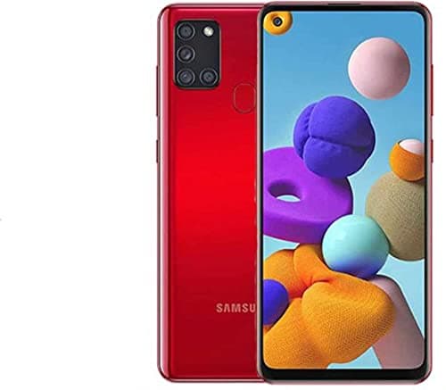 Image of 2020 Samsung Galaxy A21s Dual SIM 32GB - Red (Renewed)