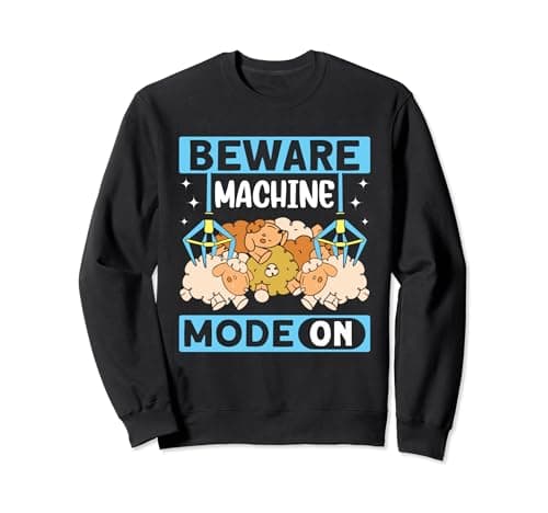 Image of "Beware Machine Mode ON" Claw Machine Sweatshirt
