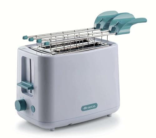 Image of ARIETE 0157/04 Breakfast TOSTAPANE Electric 2 FETTE 7 LIVELLI DI DORATURA ESPULSIONE AUTOMATICA 760W White Brand