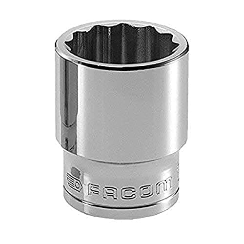 Image of Facom SC.S Socket 0.5-Inch 12-Sided 14 mm Rouge et Noir