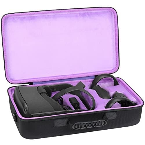 Image of Khanka Case for Meta Quest 3S/Quest 2/Quest/Pico 4 All-in-One Headset,Hard Travel Carrying Storage Bag with Carry Handle and Shoulder Strap,Case Only