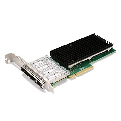 Image of 10Gb PCI-E X8 NIC Network Card, with Intel XL710-BM1 Ethernet Controller,Dual SFP+ Port, Compare to Intel XL710-DA4,PCI-Express Ethernet Adapter Support Windows Server,Linux,VMware