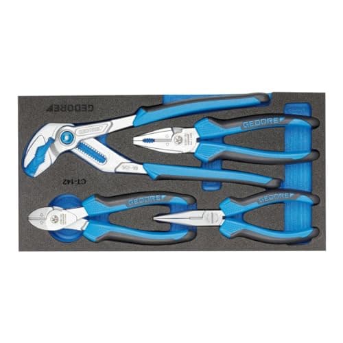 Image of Gedore 1500 CT1-142 VDE Pliers Set in 1/3 Check-Tool-Module