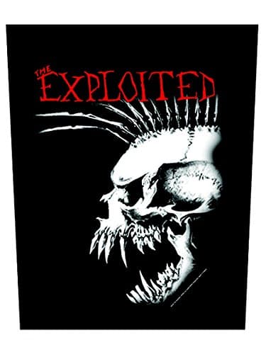Image of The Exploited – Bastard Skull Back Patch