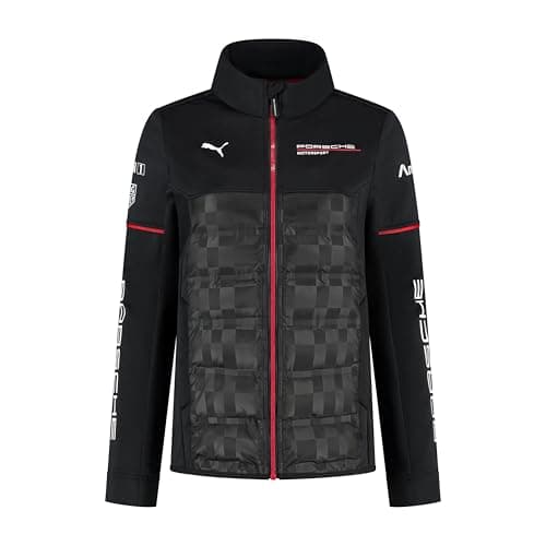 Image of PUMA Porsche Motorsport Women's Team Hybrid Jacket - Black - Size: L