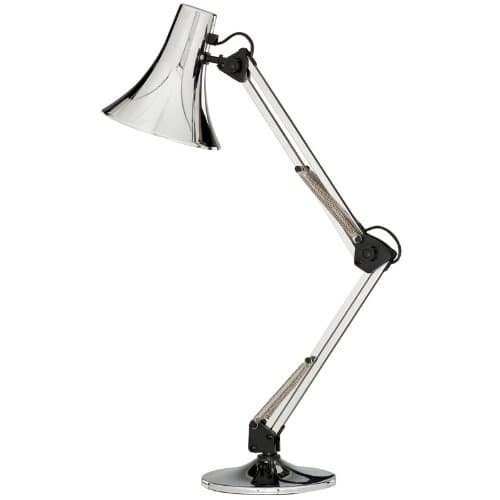 Image of Searchlight 7268CC Desk Partners 1 Light Desk Table Lamp Polished Chrome