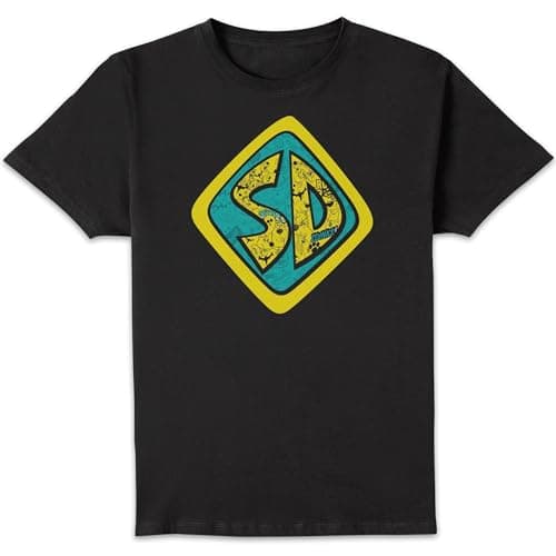 Image of Scooby Doo Emblem Men's T-Shirt - Black 4XL