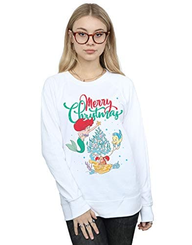 Image of Disney Women's Princess Time To Sparkle Sweatshirt White X-Large