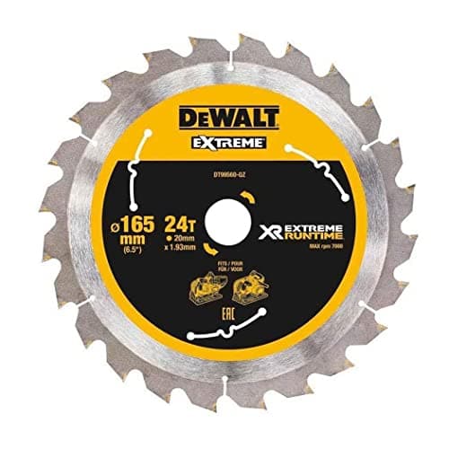Image of DEWALT DT99561-QZ XR EXTREME Runtime Circular Saw Blade 165mm Bore 20mm 42T