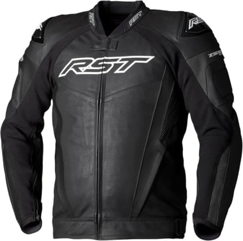Image of RST TRACTECH EVO 5 Leather Jacket Black/Black/Black XXL (3437)