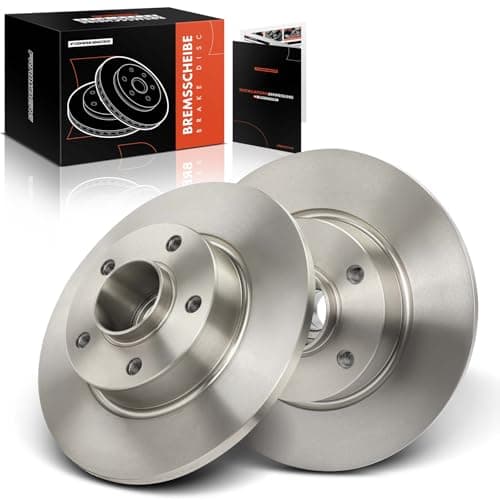 Image of Frankberg Brake Disc Set incl. 2x Discs Rear Solid Ø280mm Compatible with Vivaro Box X83 Trafic II Bus JL Primastar Bus X83 Replace# 4320600Q0D