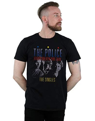 Image of Absolute Cult The Police Men's Every Breath You Take T-Shirt Black XXX-Large