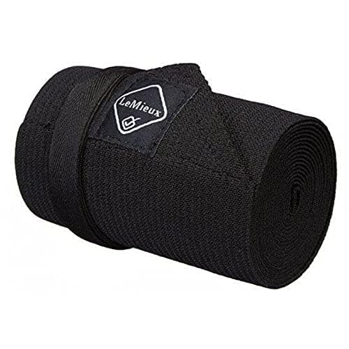 Image of LeMieux Tail Bandage Tail Bandages - Black, Large