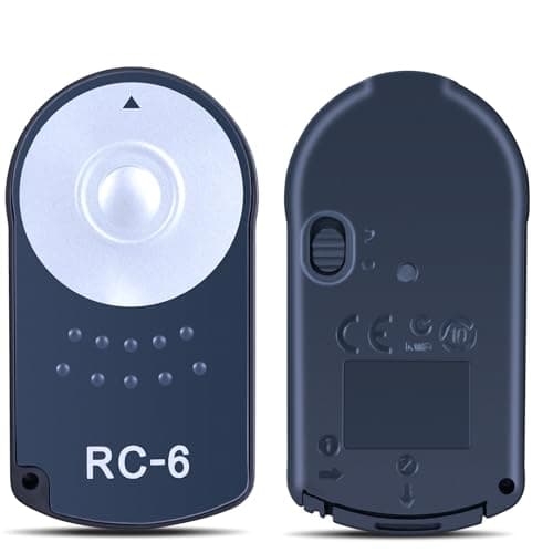 Image of TCNOUMT IR Remote Control fit for Canon RC-6, Compatible with EOS 450D 500D 550D 600D 60D 7D 650D