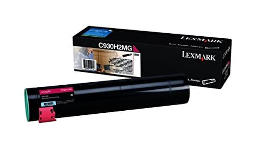 Image of Lexmark C930H2MG laser toner cartridge high yield magenta red for C930 C930N C935 C935N 0C930H2MG