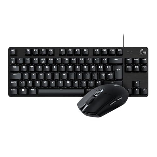 Image of Logitech G305 LIGHTSPEED Wireless Gaming Mouse and G413 TKL SE Mechanical Gaming Keyboard – mouse with HERO sensor and compact keyboard – PC/Mac - Black