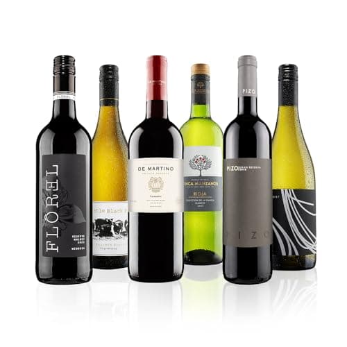 Image of Virgin Wines - Mixed Wine Gift Selection - 6 Bottles (75cl) – Premium Wines from Argentina, Italy, Spain and France