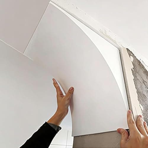 Image of HGOuhK White plasterboard Arched Door kit, Set of Two Interior Door Arch mouldings, for Living Rooms and Balconies Drywall Decorative Arch Kit(21.5x21.5x21.5cm/8.5x8.5x8.5")