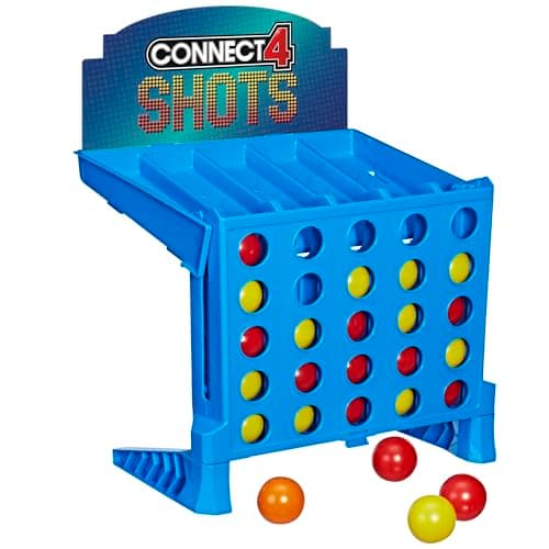 Image of Hasbro Gaming E35780000 Connect 4 Shots Shooting Game, Brown/a, Standart for Ages 8 and up