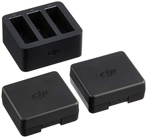 Image of DJI Osmo Action Part 3 (UK Plug) - Charging Kit for DJI Batteries Osmo Action Camera, Kit Contains and Charges upto 3 Rechargeable Batteries, Charging Accessories, 2 Rechargeable Batteries Included