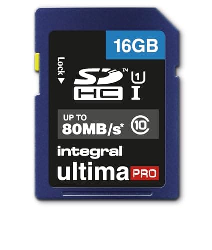 Image of Integral INSDH16G10-80U1 UltimaPro 16 GB SDHC Class 10 Memory Card