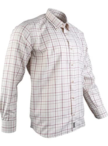 Image of JACK PYKE Countryman Check Shirt Burgundy Large