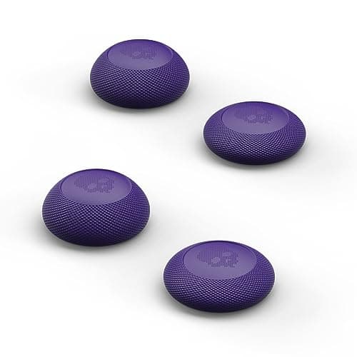Image of Skull & Co. Convex Thumb Grip Caps Joystick Cap Analog Stick Cap Thumbstick Grip Cover for Nintendo Switch Pro Controller & PS5 / PS4 / Slim/Pro Controller - Galactic Purple, 2 Pairs (4pcs)