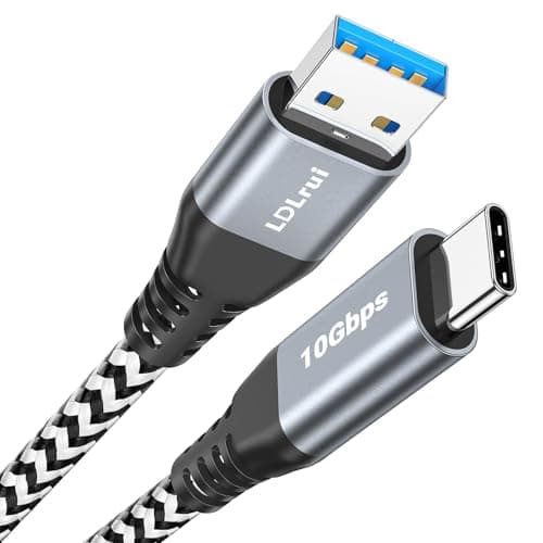 Image of USB A to USB C Cable [2-Pack 0.9M/3FT], 3.1A Fast Charging & 10Gbps Data Transfer USB 3.2 Gen 2 Type C Charger Cord for Android Auto, iPhone 15 Plus, Samsung Galaxy S20/S10, Moto G
