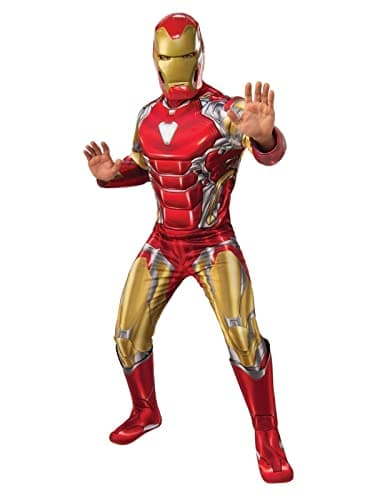 Image of Rubies Official Avengers Endgame Iron Man, Deluxe Adult Mens Costume - Size X-Large Halloween