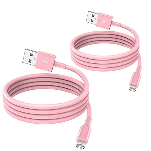 Image of Apple MFi Certified 2 Pack Lightning to USB Cables, 2m Fast Charging iPhone Long Cables (13/12/11/X/8/7/6/iPad) for Multiple Apple Devices