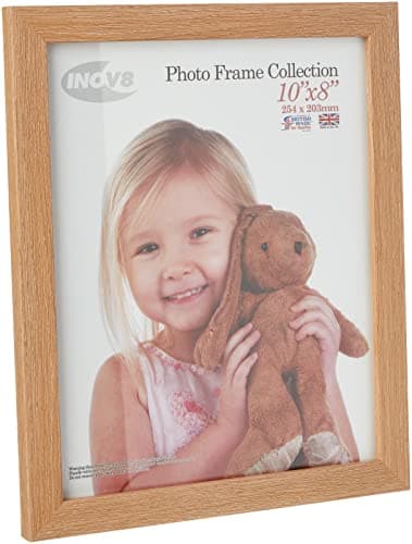 Image of Inov8 British Made Picture / Photo Frame to fit 10x8" (25x20cm) with Lime Oak Wood Effect Frame