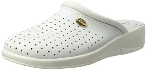 Image of San Malo value Nursing Clogs with perforations - White - Size 38