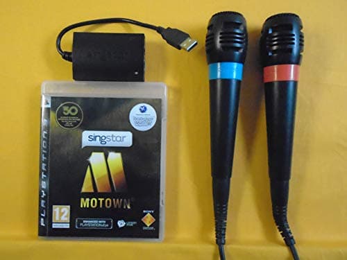 Image of Singstar Motown + 2 Wired Sing Star Microphones Mics [playstation_3] [PS3]