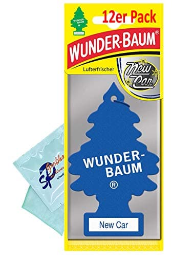 Image of Pack of 12 New Car Fragrance Tree Air Freshener