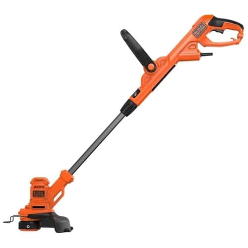 Image of New Black & Decker 550W Strimmer – Adjustable Handle, Telescopic Tube, 25cm Cutting Swathe, AFS Automatic Single Line Feed, Trim & Edge with Ease – Perfect for Large Gardens A-89