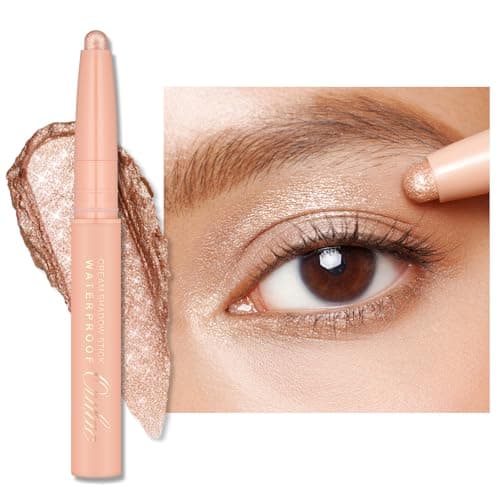 Image of Oulac Champagne Eyeshadow Pencil – Long-Lasting Creamy Blendable Texture, Vegan & Cruelty-Free Eye Makeup, 1.25g, WS01Champagne Tower