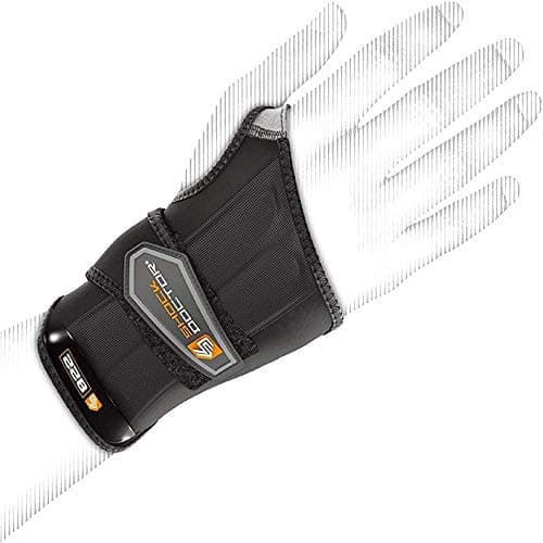 Image of Shock Doctor Wrist Sleeve Wrap Support (Left) - Black, Large