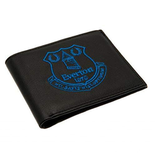 Image of Everton FC Embroidered Wallet (One Size) (Black)