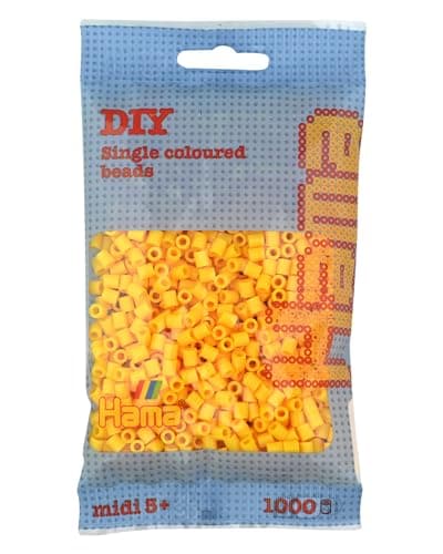 Image of Hama 207-03 Beads - Yellow (1000 Midi Beads)